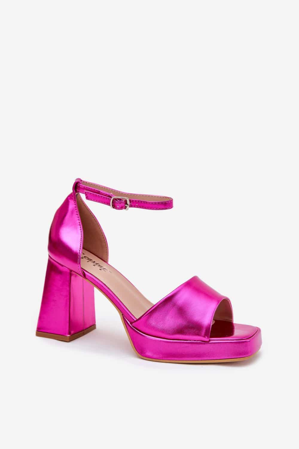 Sandały Model Marila KK54P Fuksja - Step in style - obrazek 2
