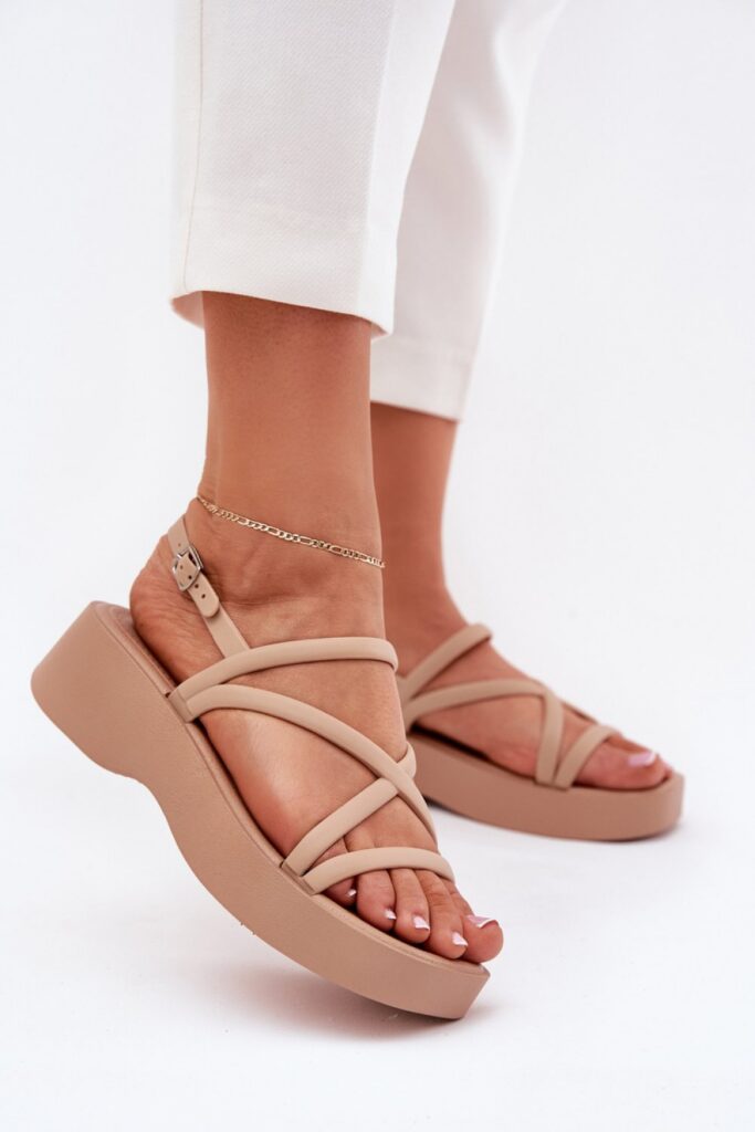 Sandały Model Civara LL-368 Beige - Step in style