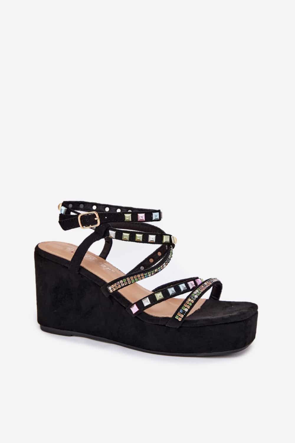 Sandały Model Lunara JH399 Black - Step in style - obrazek 2