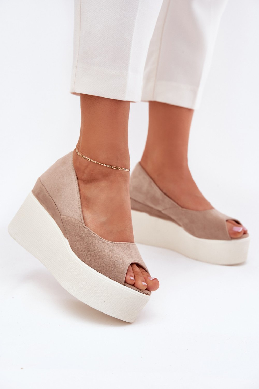 Sandały Model Felyra JH530P Beige - Step in style