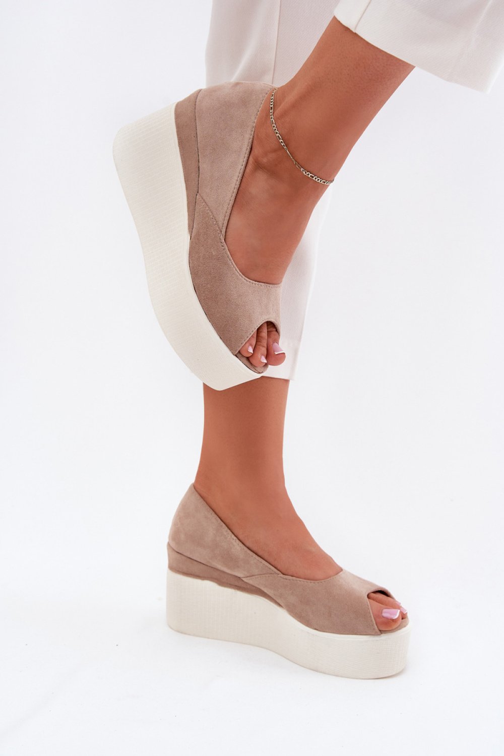 Sandały Model Felyra JH530P Beige - Step in style - obrazek 3
