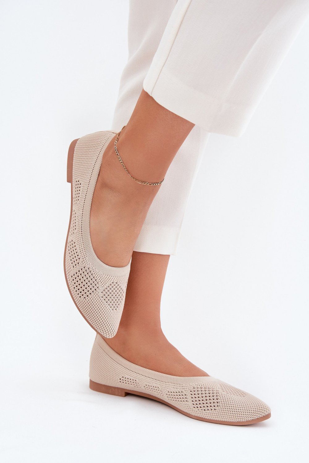 Baleriny Model Zelira ZA45P Beige - Step in style