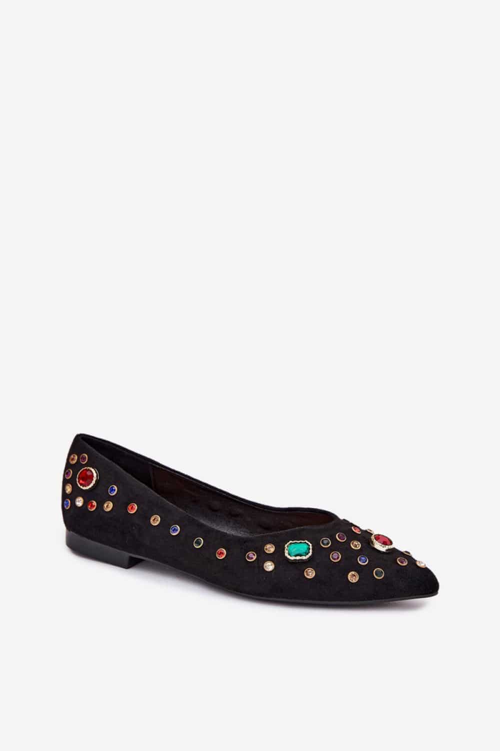 Baleriny Model Valena JH525P Black - Step in style - obrazek 2