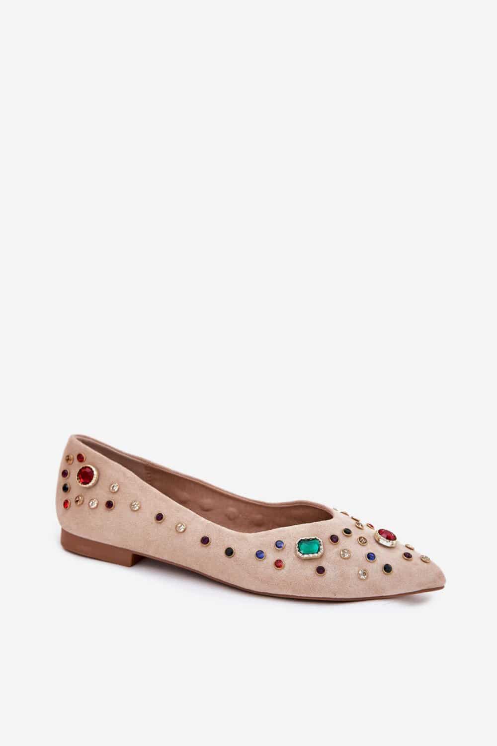 Baleriny Model Valena JH525P Beige - Step in style - obrazek 2
