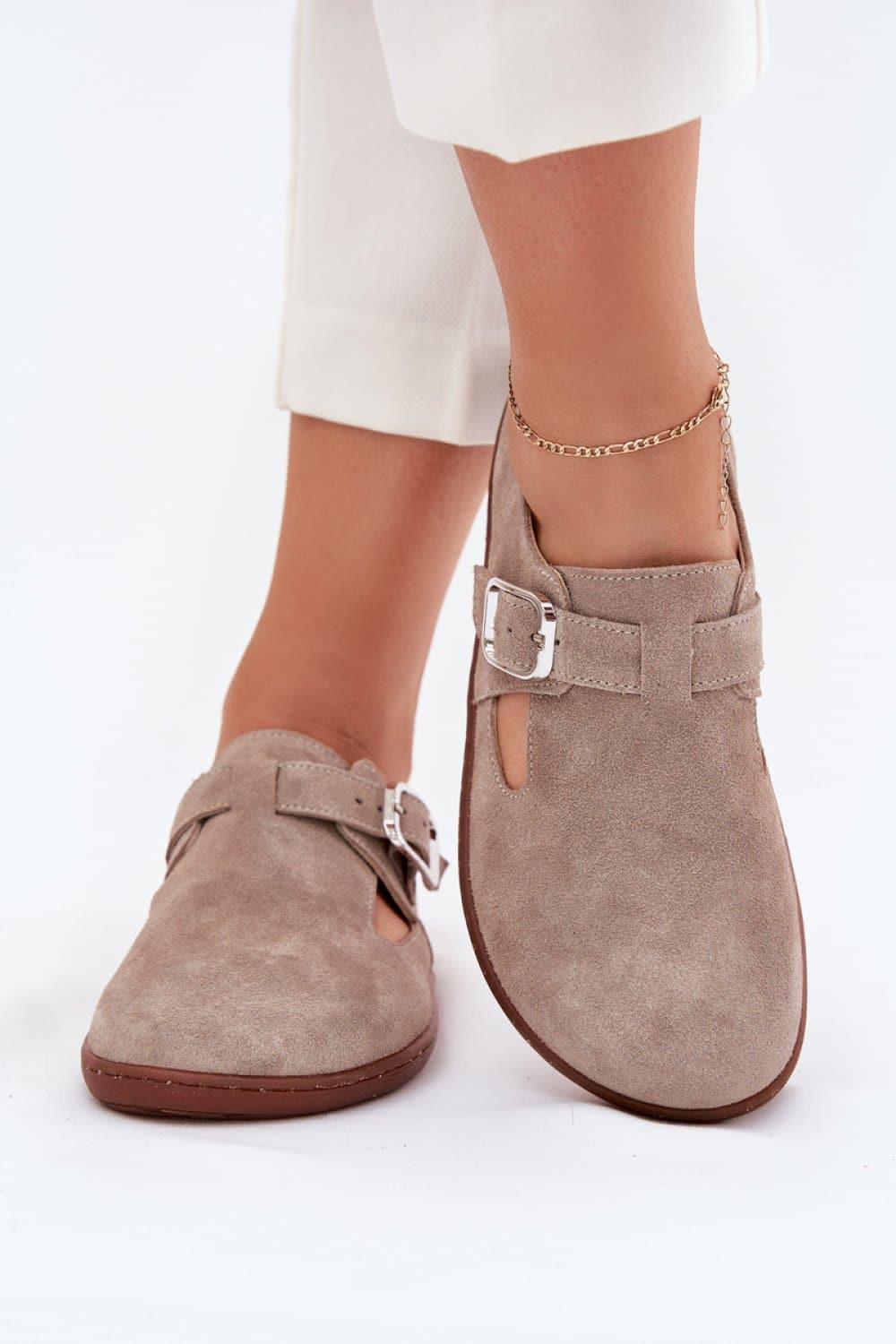 Półbuty Model Zazoo N1261 Beige - Step in style - obrazek 3