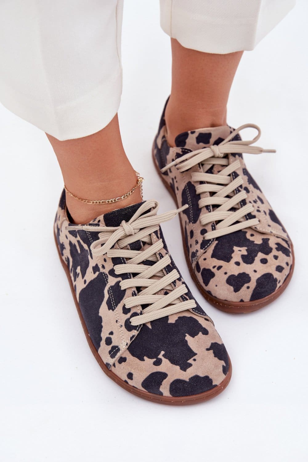 Trampki Model Zazoo N1120 Brown/Beige - Step in style - obrazek 3
