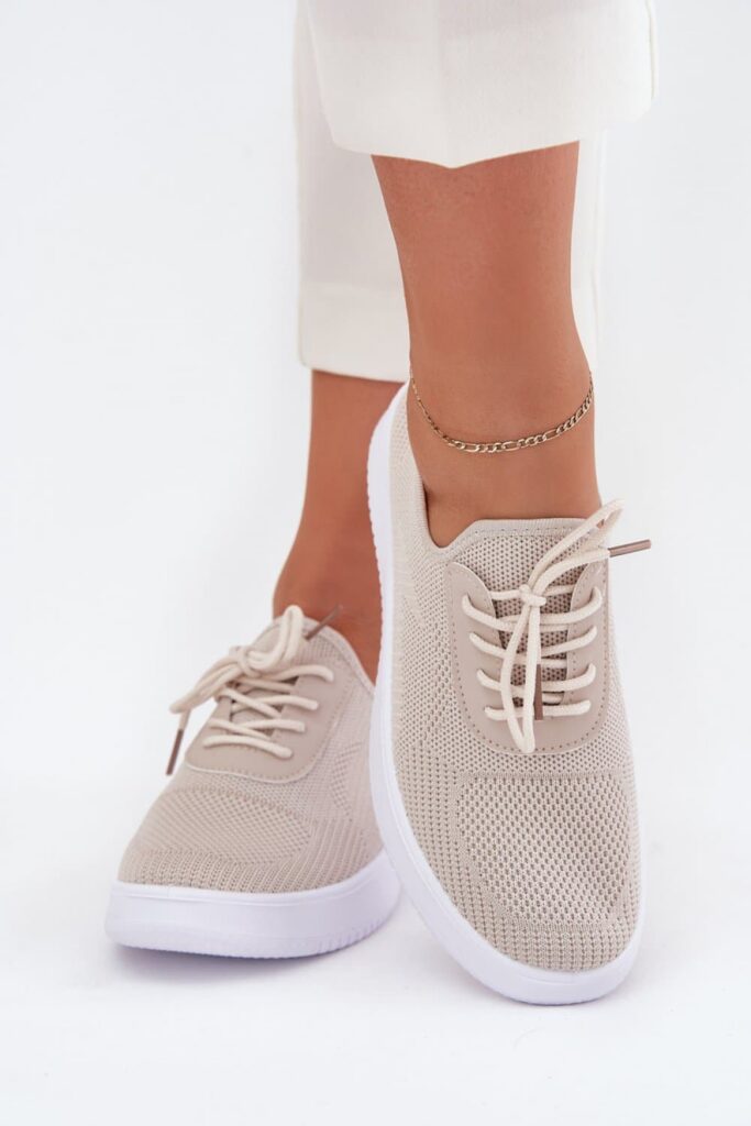 Buty Sportowe Model Kalyra NB722 Beige - Step in style