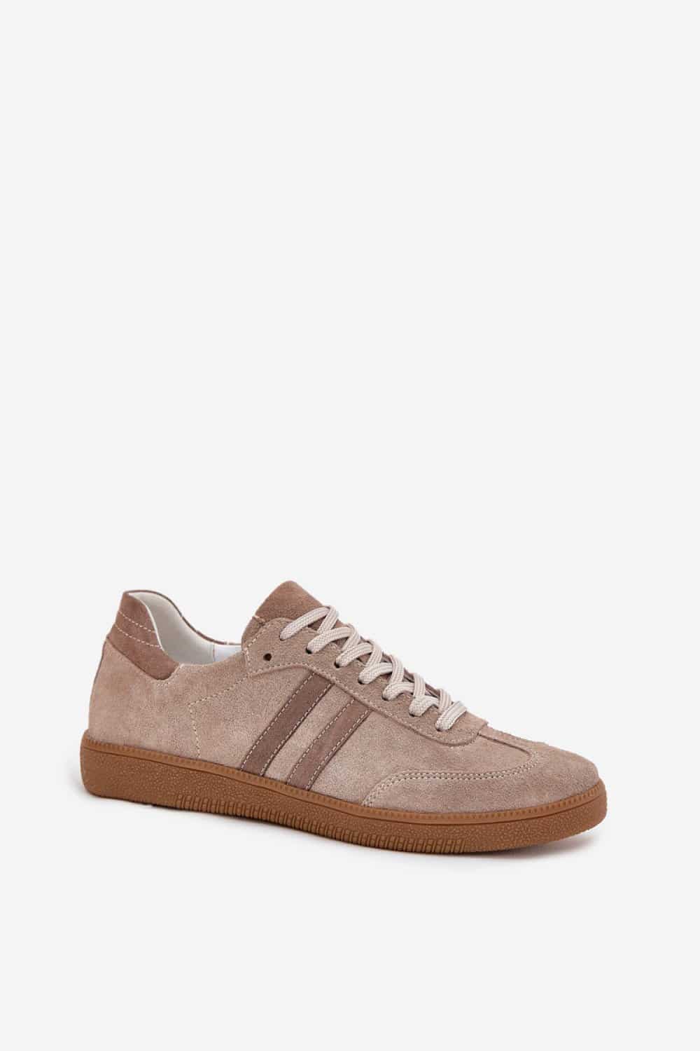 Buty Sportowe Model Zazoo N1068 Dark Beige - Step in style - obrazek 2