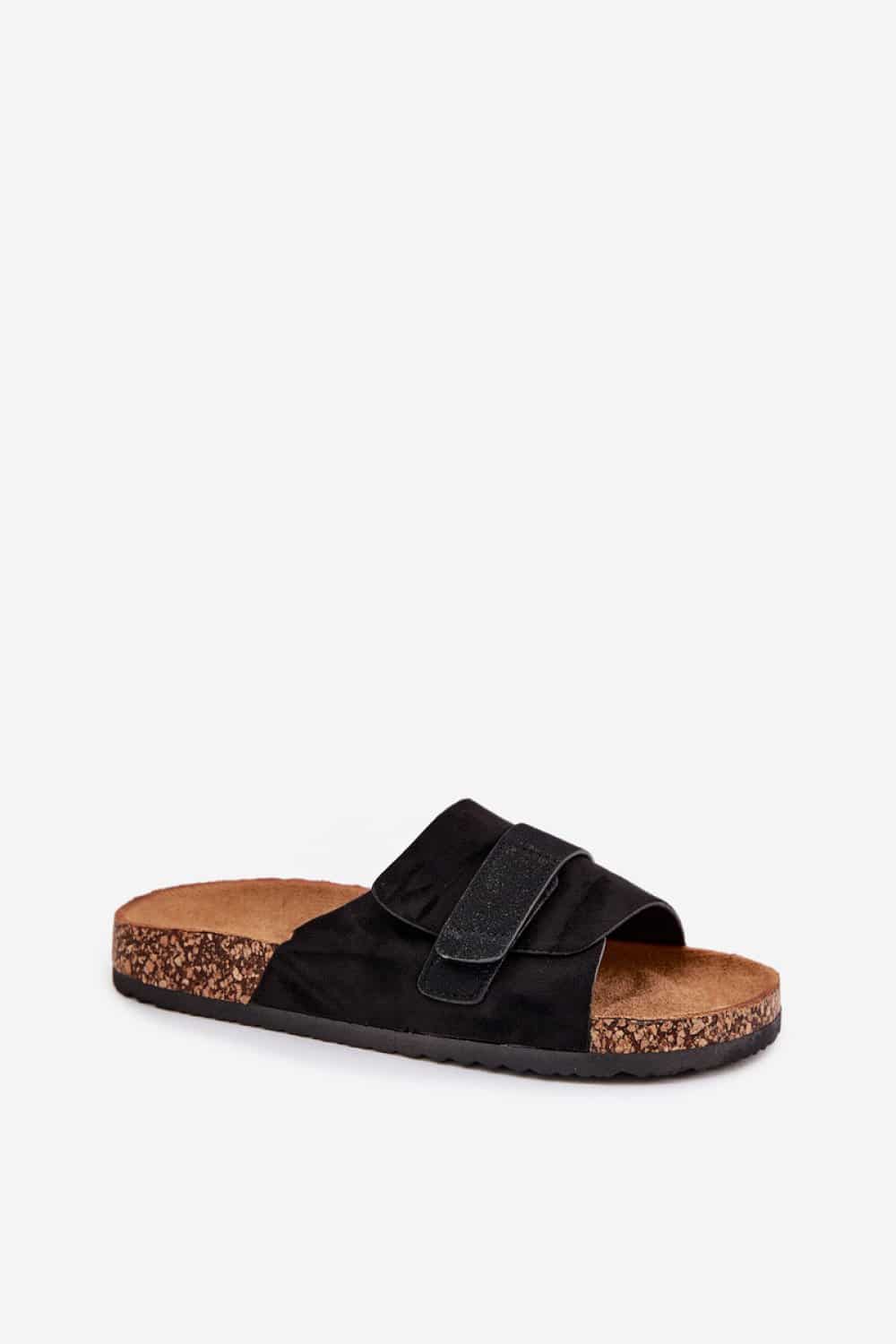 Sandał Klapki Model Baylin BJ701 Black - Step in style - obrazek 2