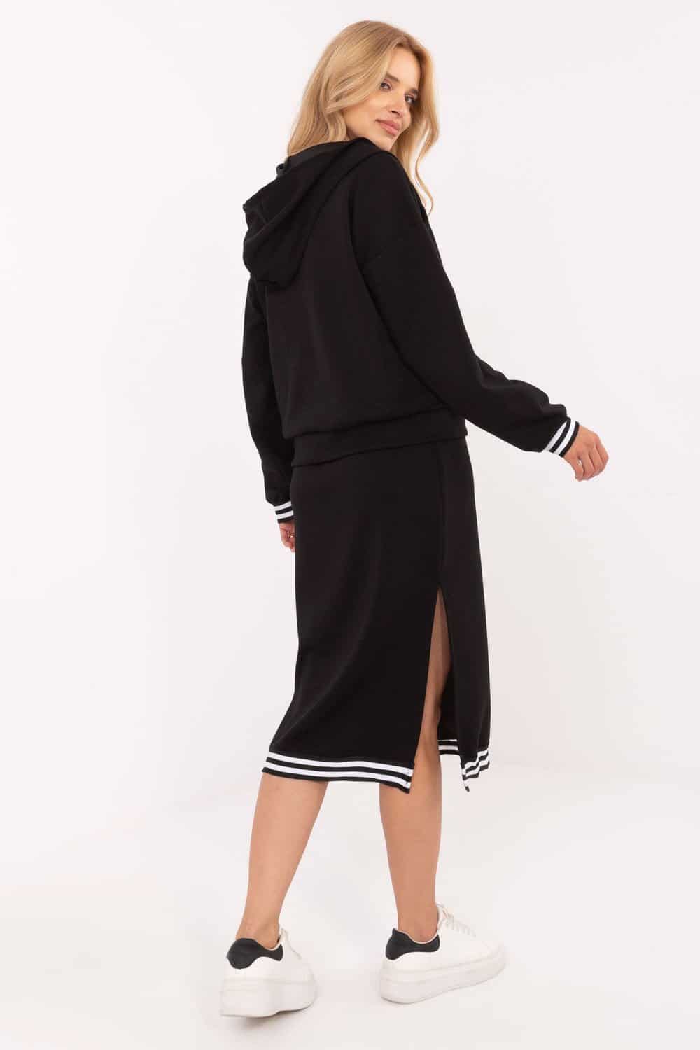 Sukienka Komplet Model IT-KMPL-9719.64 Black - Rue Paris - obrazek 2