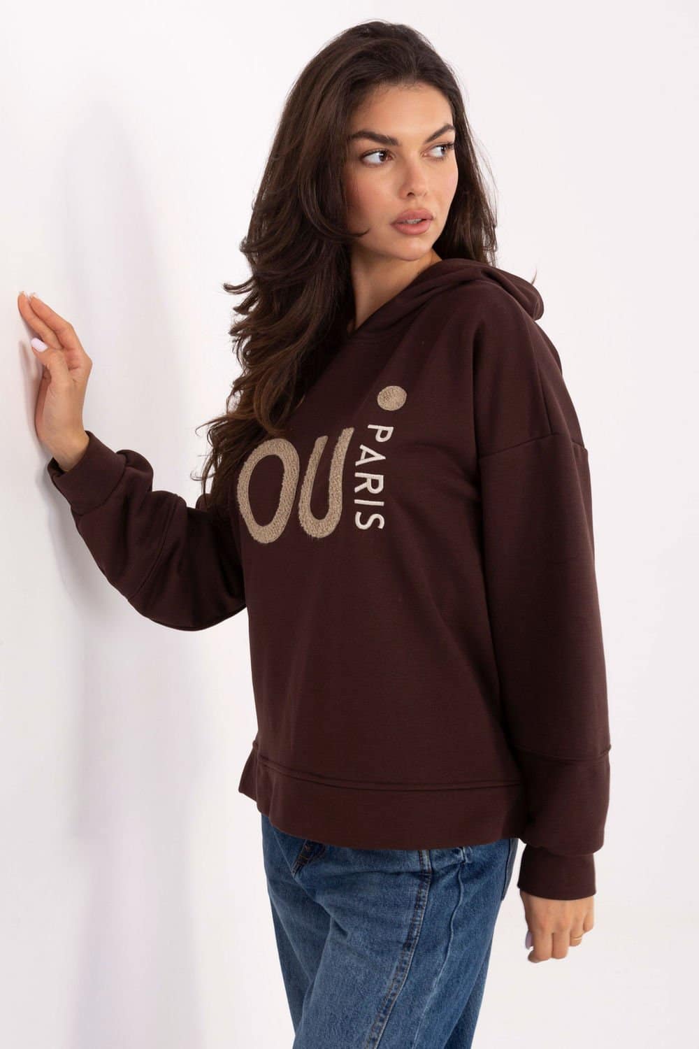Bluza Damska Model IT-BL-H2314.26 Dark Brown - Factory Price - obrazek 2