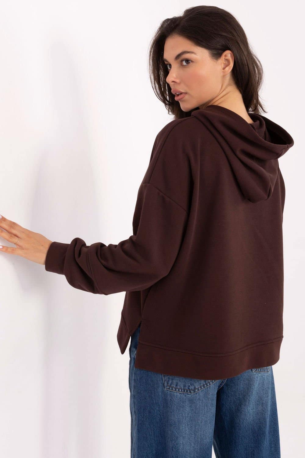 Bluza Damska Model IT-BL-H2314.26 Dark Brown - Factory Price - obrazek 3