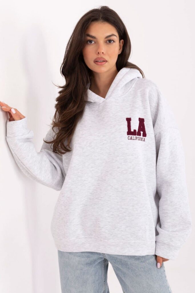 Bluza Damska Model IT-BL-H2492.66 Light Grey - Factory Price