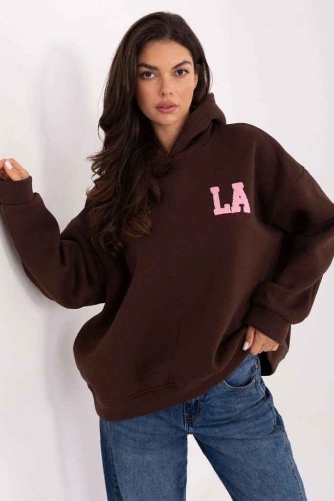 Bluza Damska Model IT-BL-H2492.66 Dark Brown - Factory Price