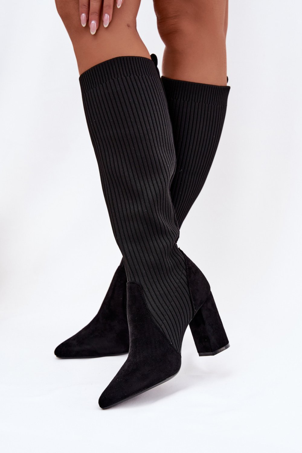 Kozaki Model Yserine DES910S Black - Step in style - obrazek 3