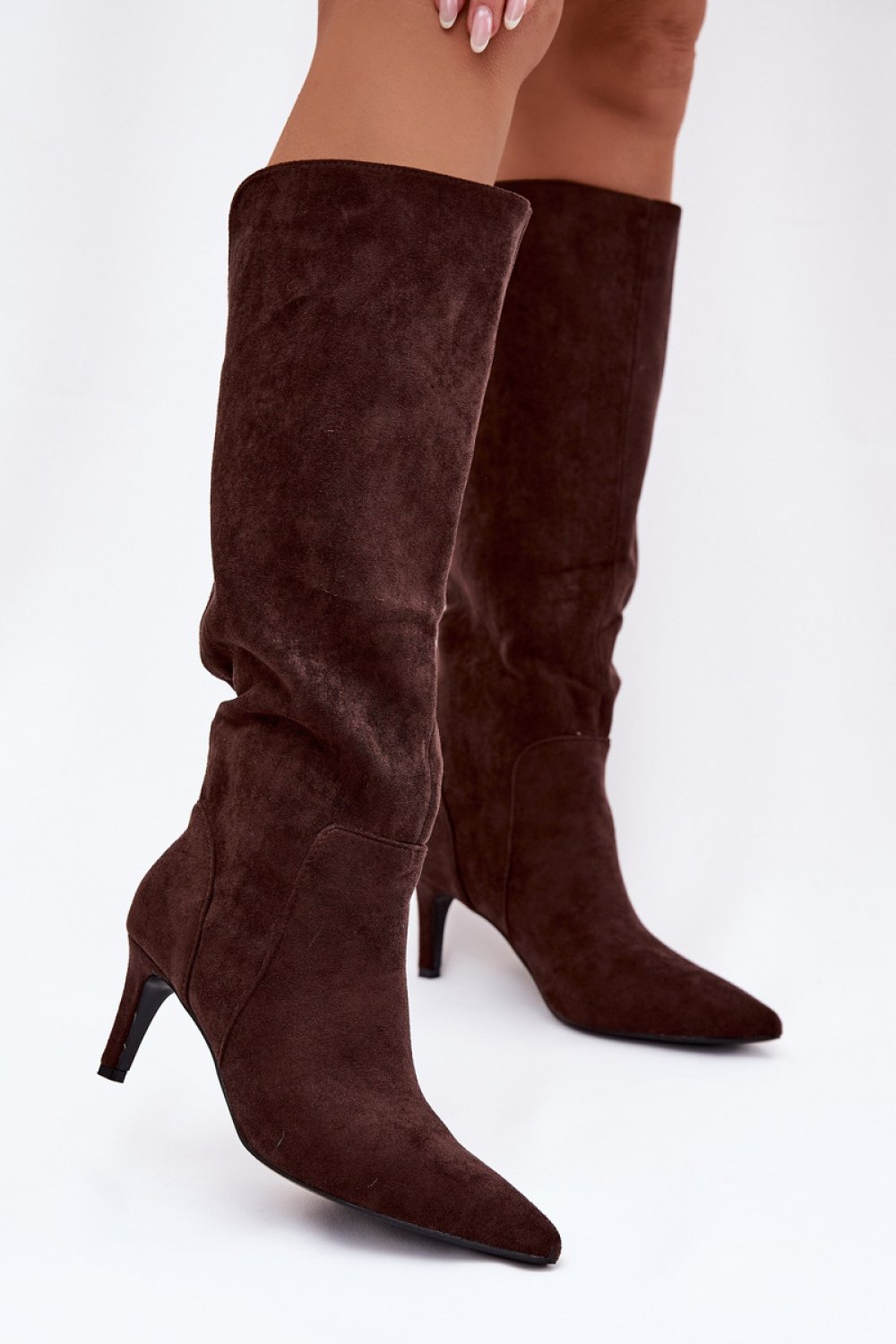 Kozaki Model Arelisse CLS-606 Czekolada - Step in style