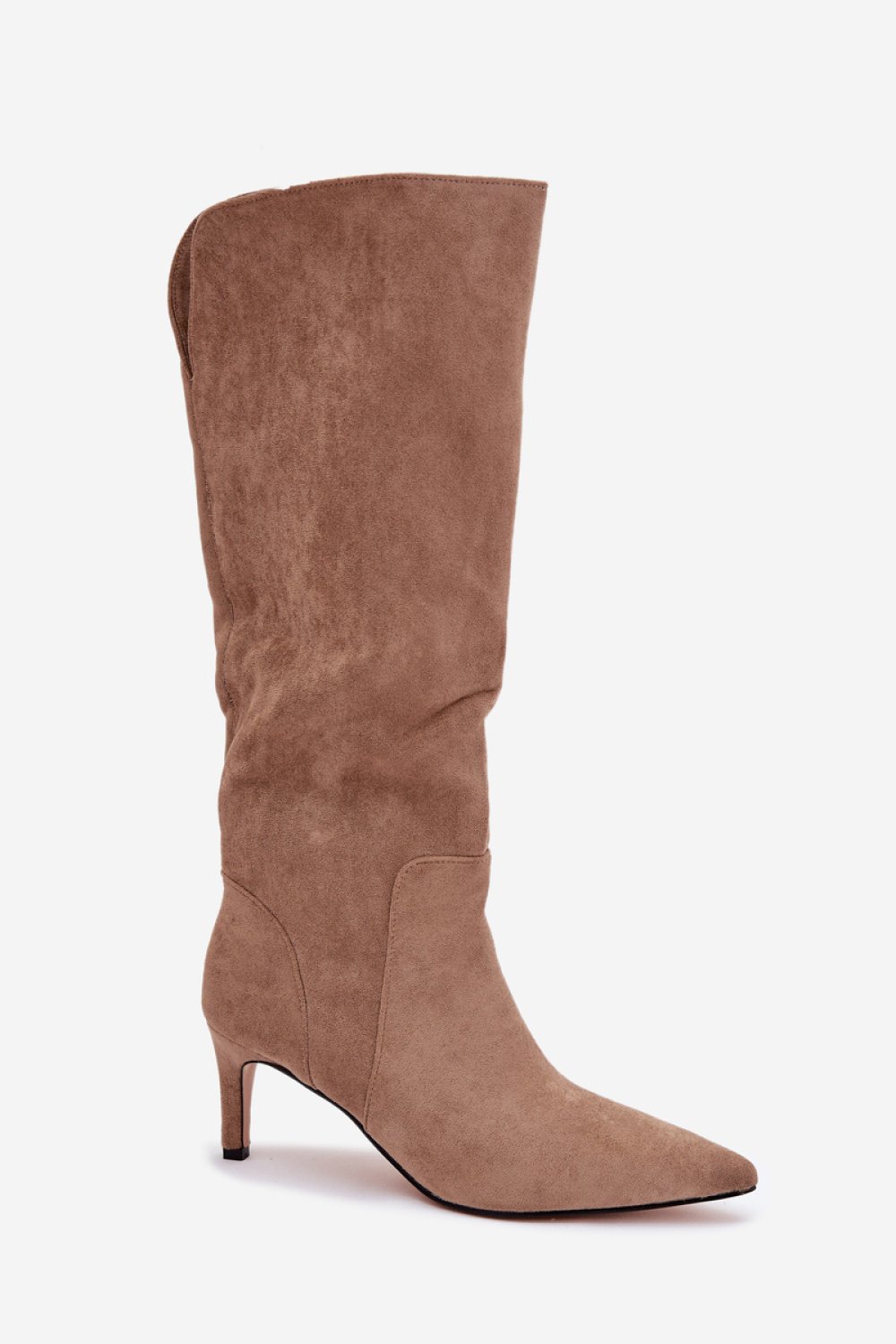 Kozaki Model Arelisse CLS-606 Dark Beige - Step in style - obrazek 2