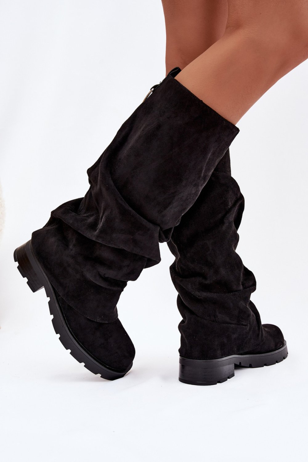 Kozaki Modele Ilvessa LA3133 Black - Step in style - obrazek 2