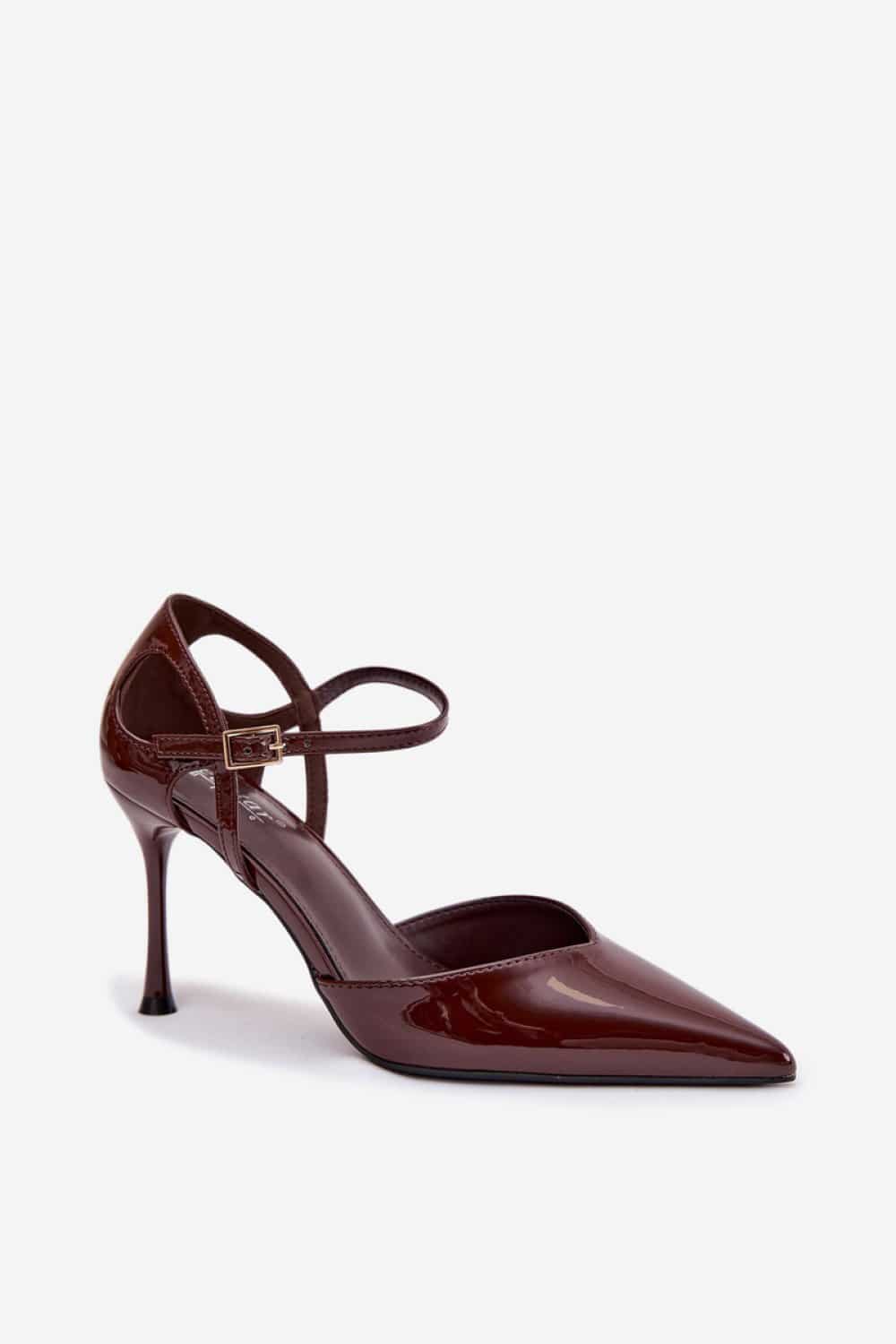 Szpilki Model Tarilin LE150P Czekolada - Step in style - obrazek 2