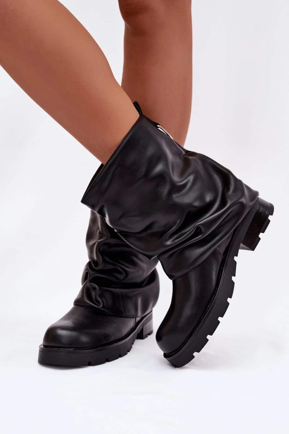 Botki Model Gracine LA3131 Black - Step in style - obrazek 3
