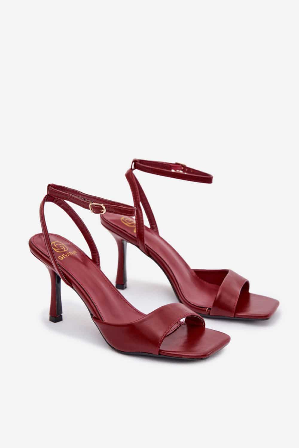 Sandały Model Brisora SQC-203 Bordo - Step in style - obrazek 2