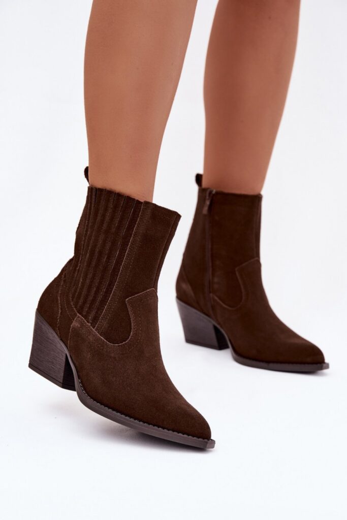 Botki Model Dylira 6350 Czekolada - Step in style