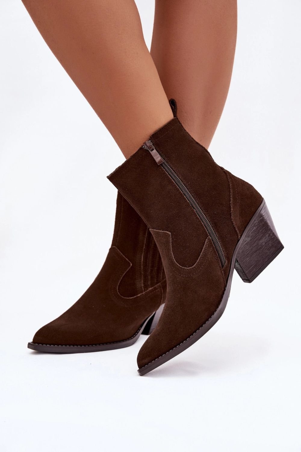 Botki Model Dylira 6350 Czekolada - Step in style - obrazek 3