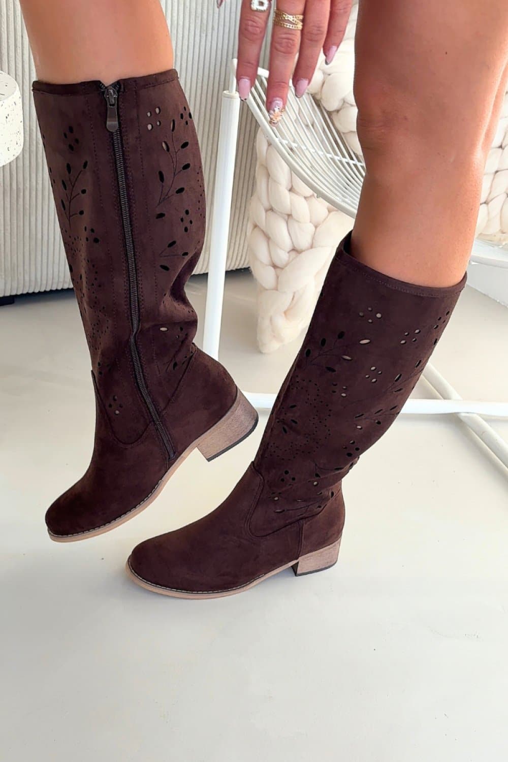 Kozaki Model Helinna NS596P Czekolada - Step in style - obrazek 2