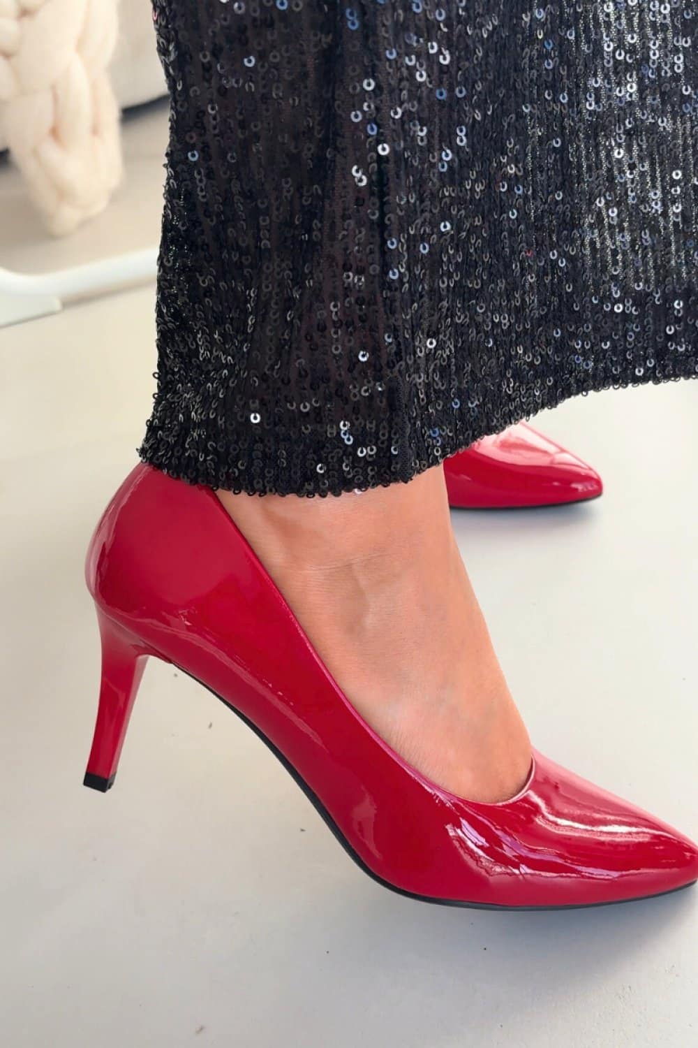 Szpilki Model Sergio Leone 1336 Red - Step in style - obrazek 2