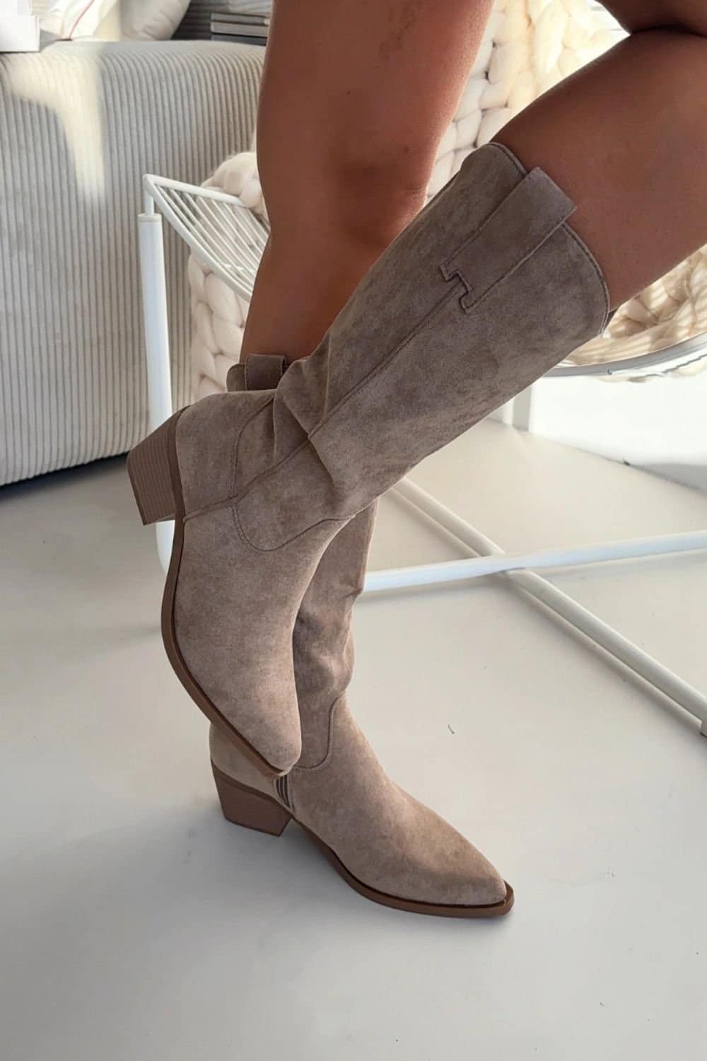 Kozaki Model Jazelle 5868 Khaki - Step in style - obrazek 2