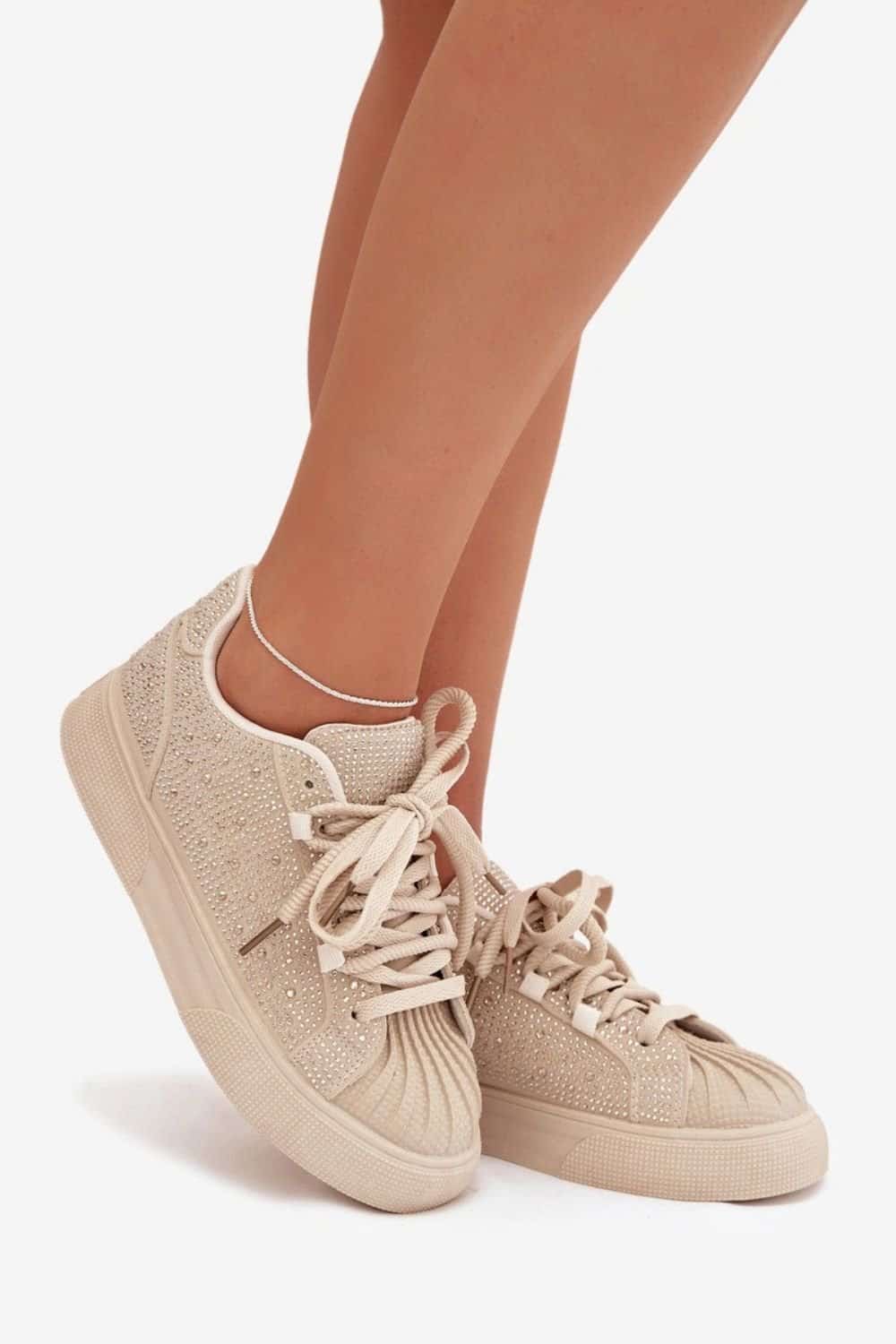 Buty Sportowe Model Calissea 9031 Beige - Step in style - obrazek 3