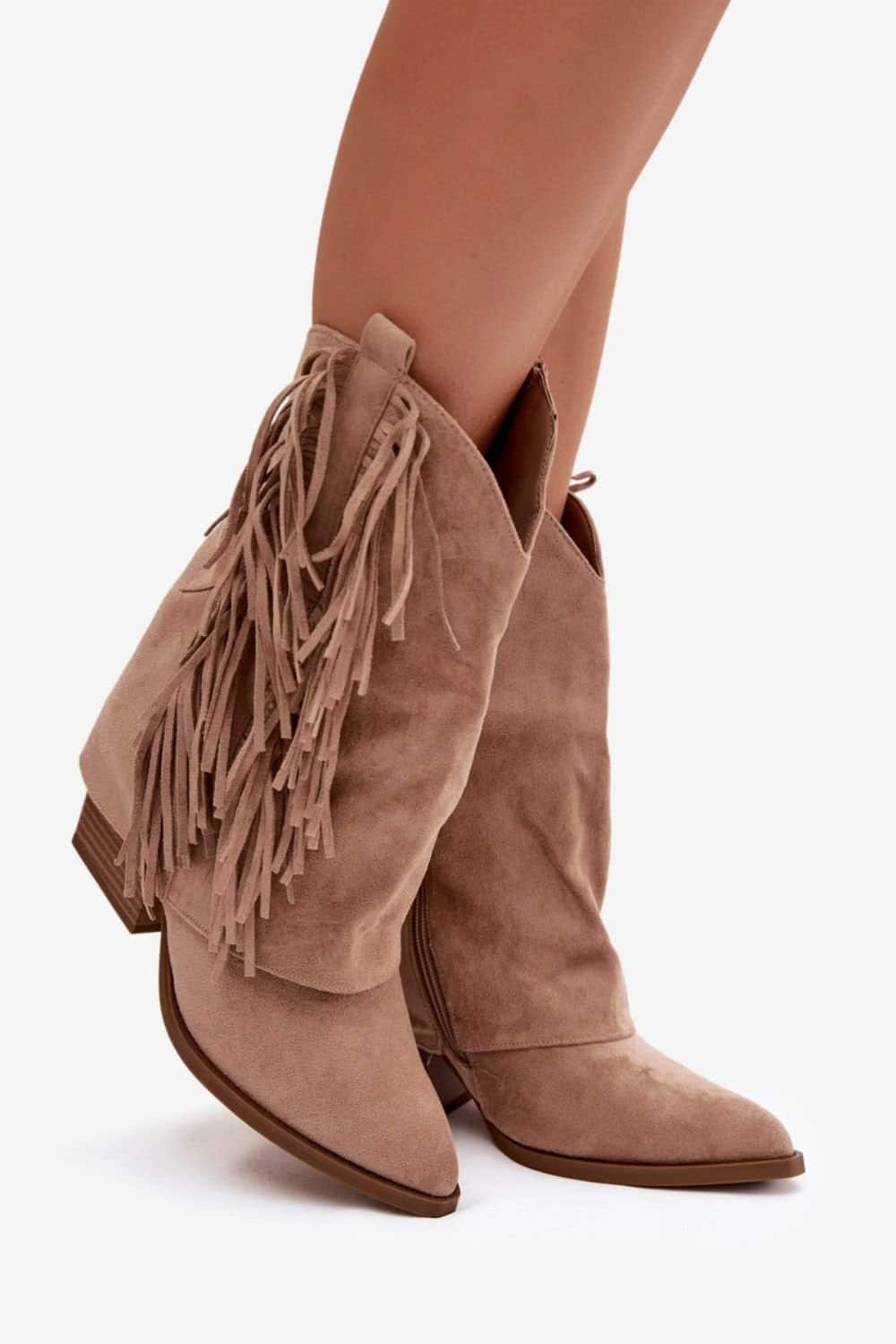 Botki Model Gralina 168-612 Khaki - Step in style - obrazek 2