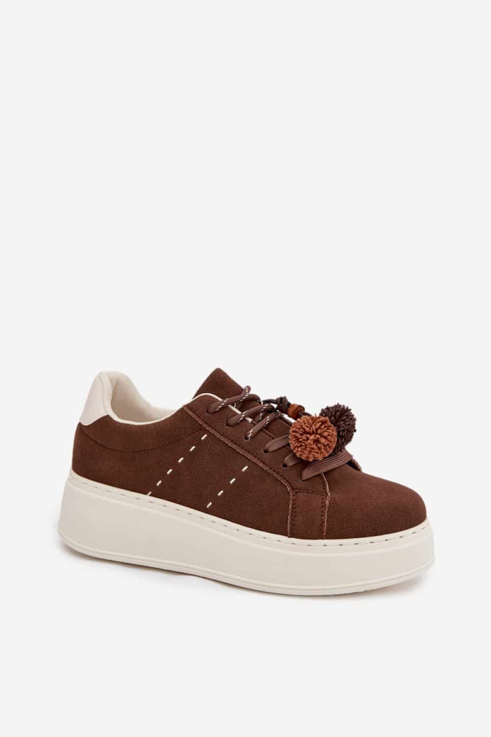 Buty Sportowe Model Corinna D-123 CZekolada - Step in style - obrazek 2