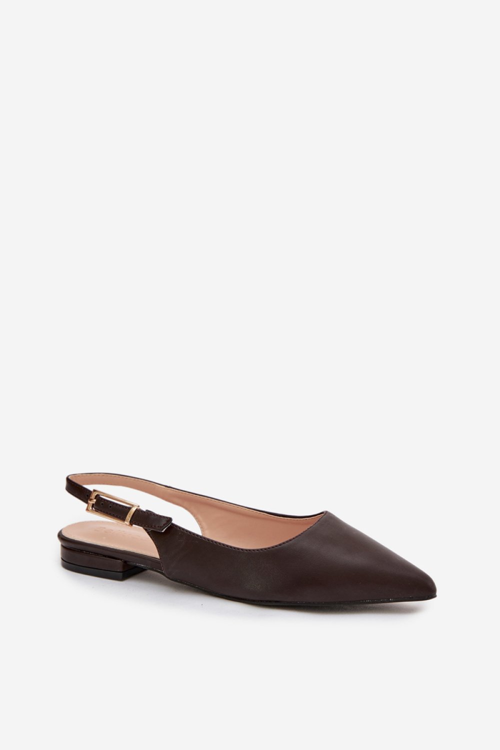 Baleriny Model Iverelle D-046 Czekolada - Step in style - obrazek 2