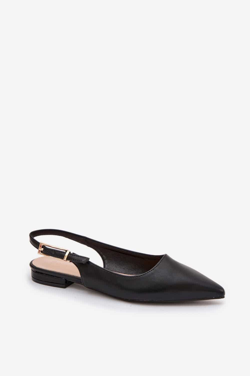 Baleriny Model Iverelle D-046 Black - Step in style - obrazek 2