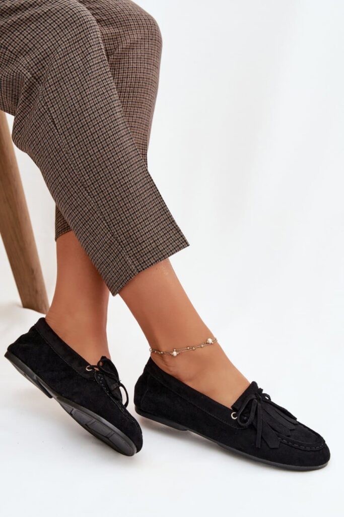 Mokasyny Model Glorina D-063 Black - Step in style