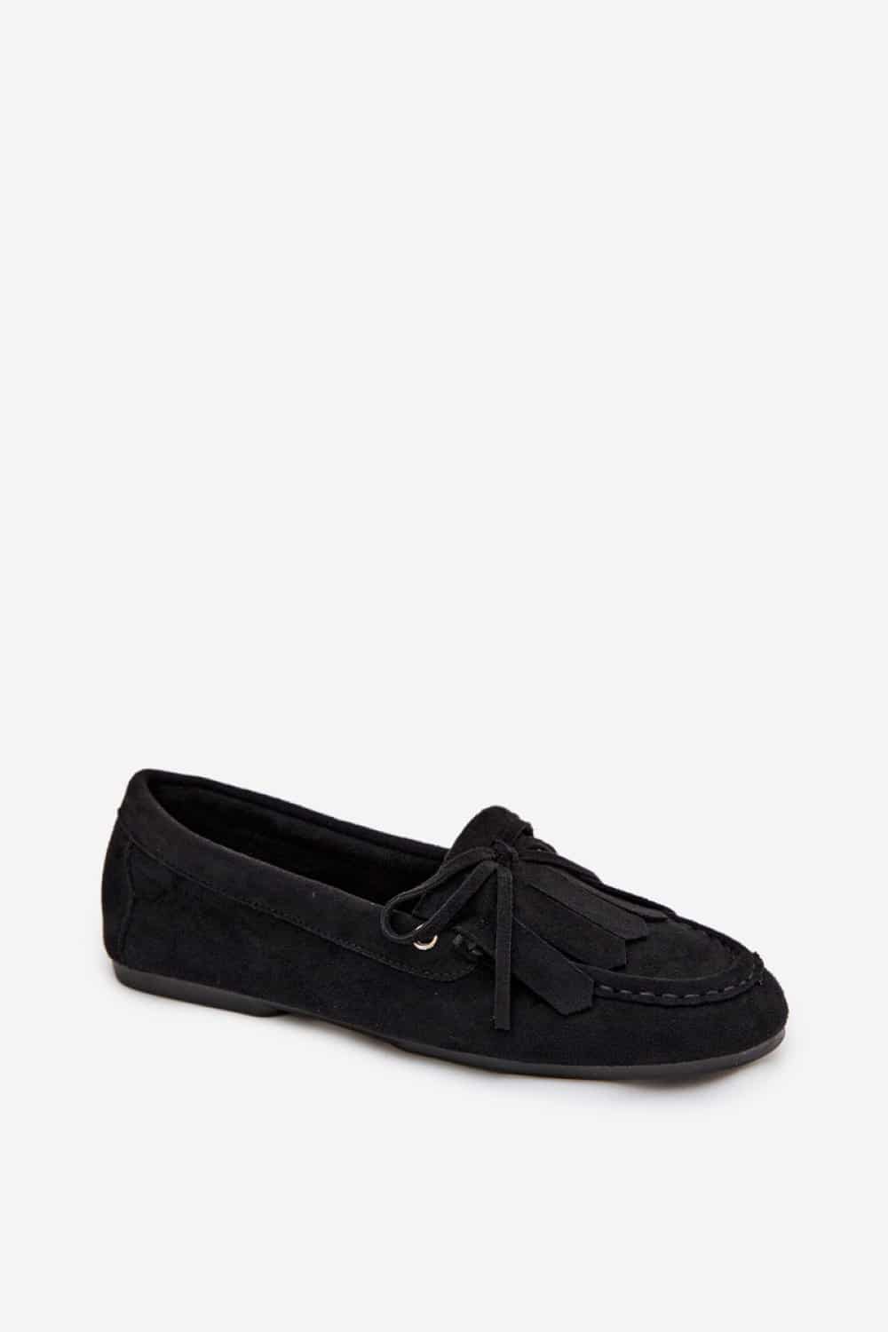 Mokasyny Model Glorina D-063 Black - Step in style - obrazek 2