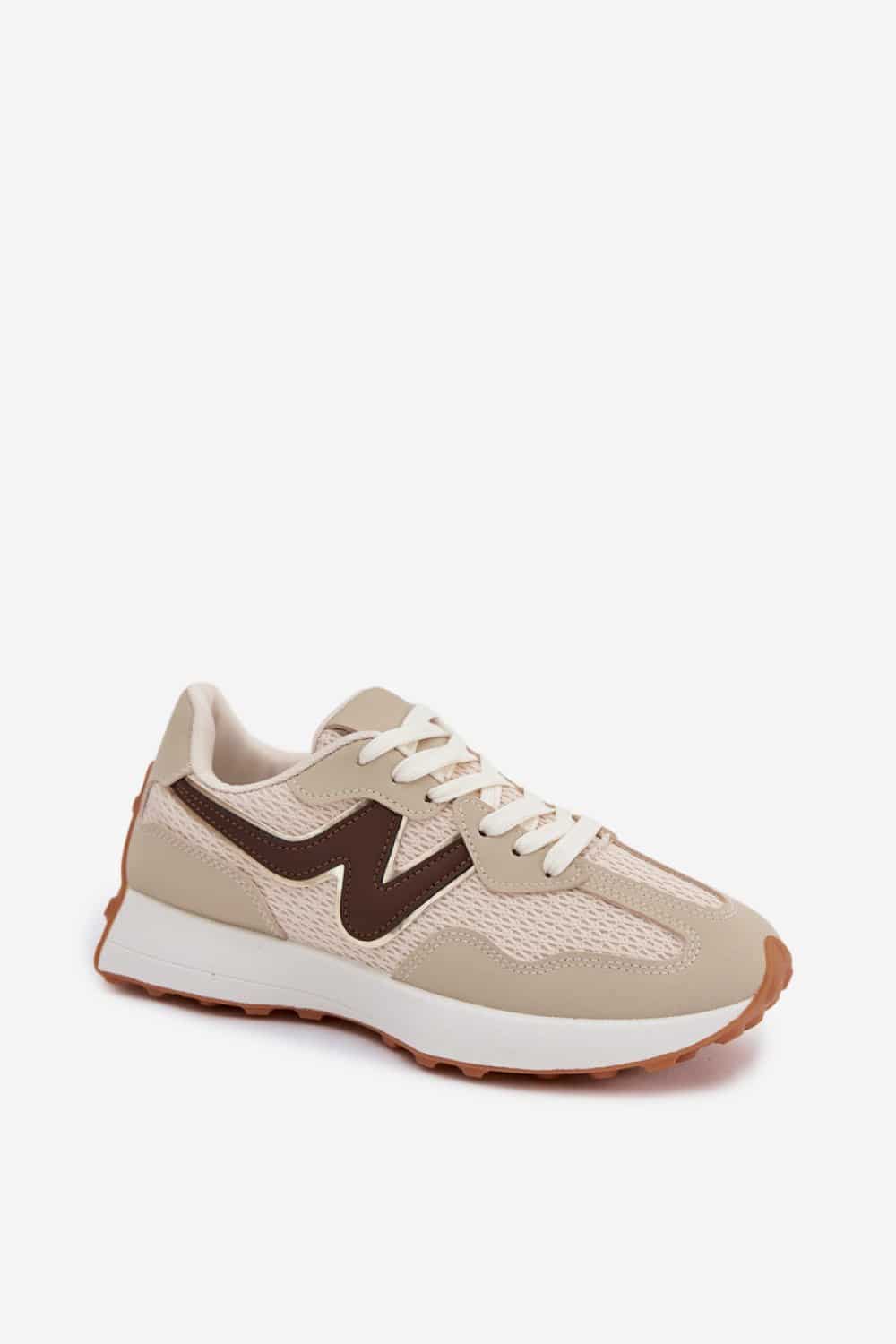 Buty Sportowe Model Janelora A023 Beige - Step in style - obrazek 2