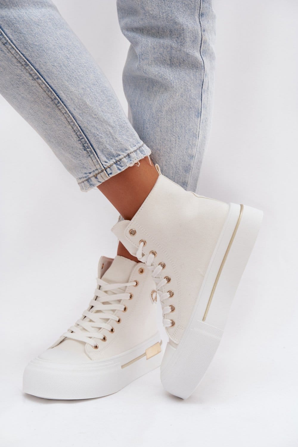 Trampki Model Meloria A88-211 White - Step in style - obrazek 3