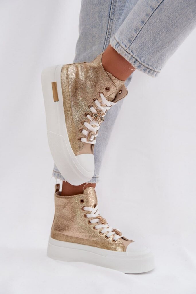 Trampki Model Gracella A88-190 Gold - Step in style