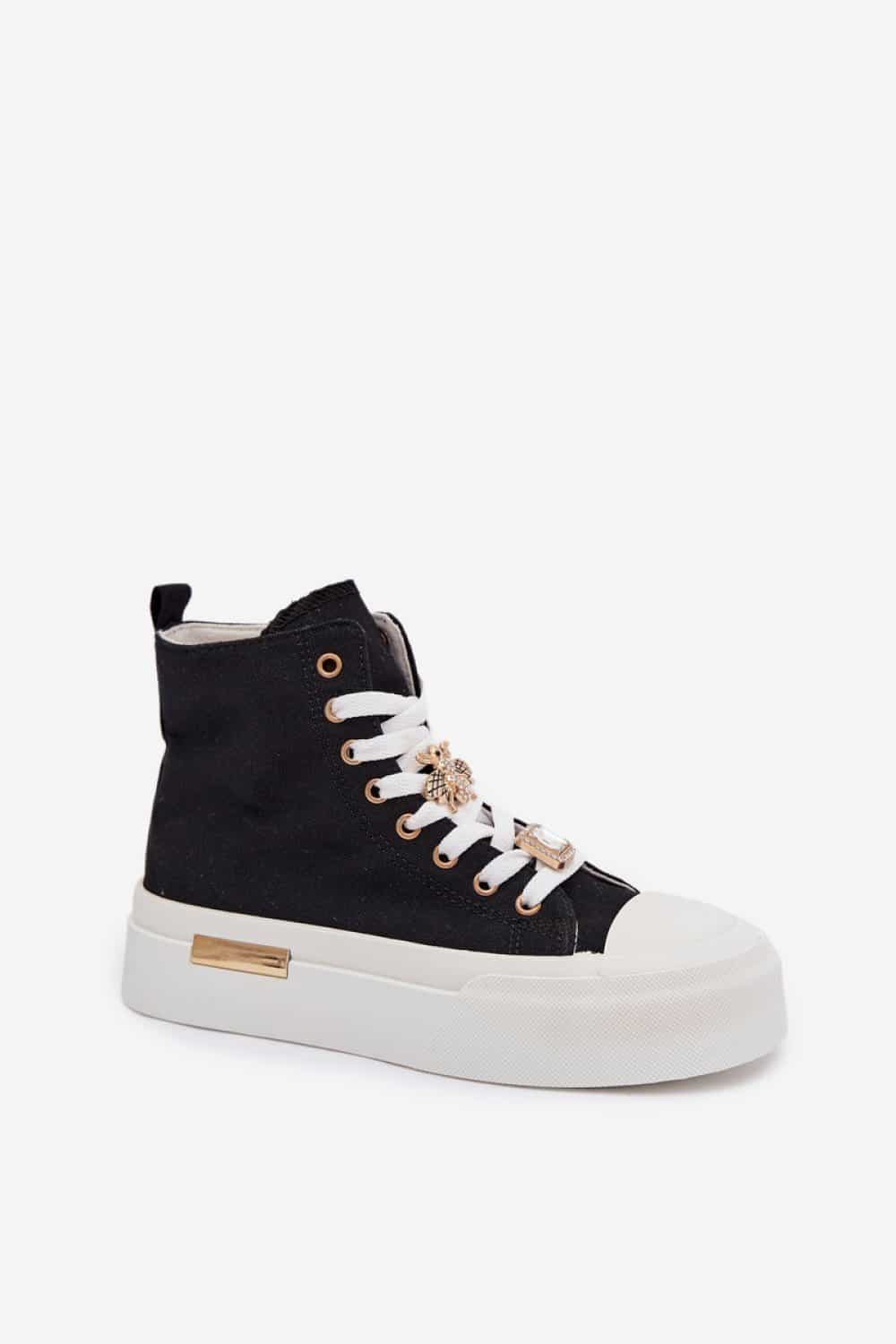 Trampki Model Gracella A88-190 Black - Step in style - obrazek 2