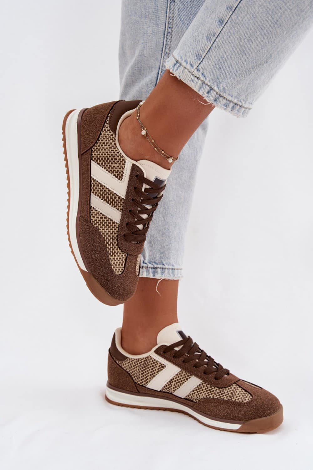 Buty Sportowe Model Soretta C3942 Brown - Step in style - obrazek 3