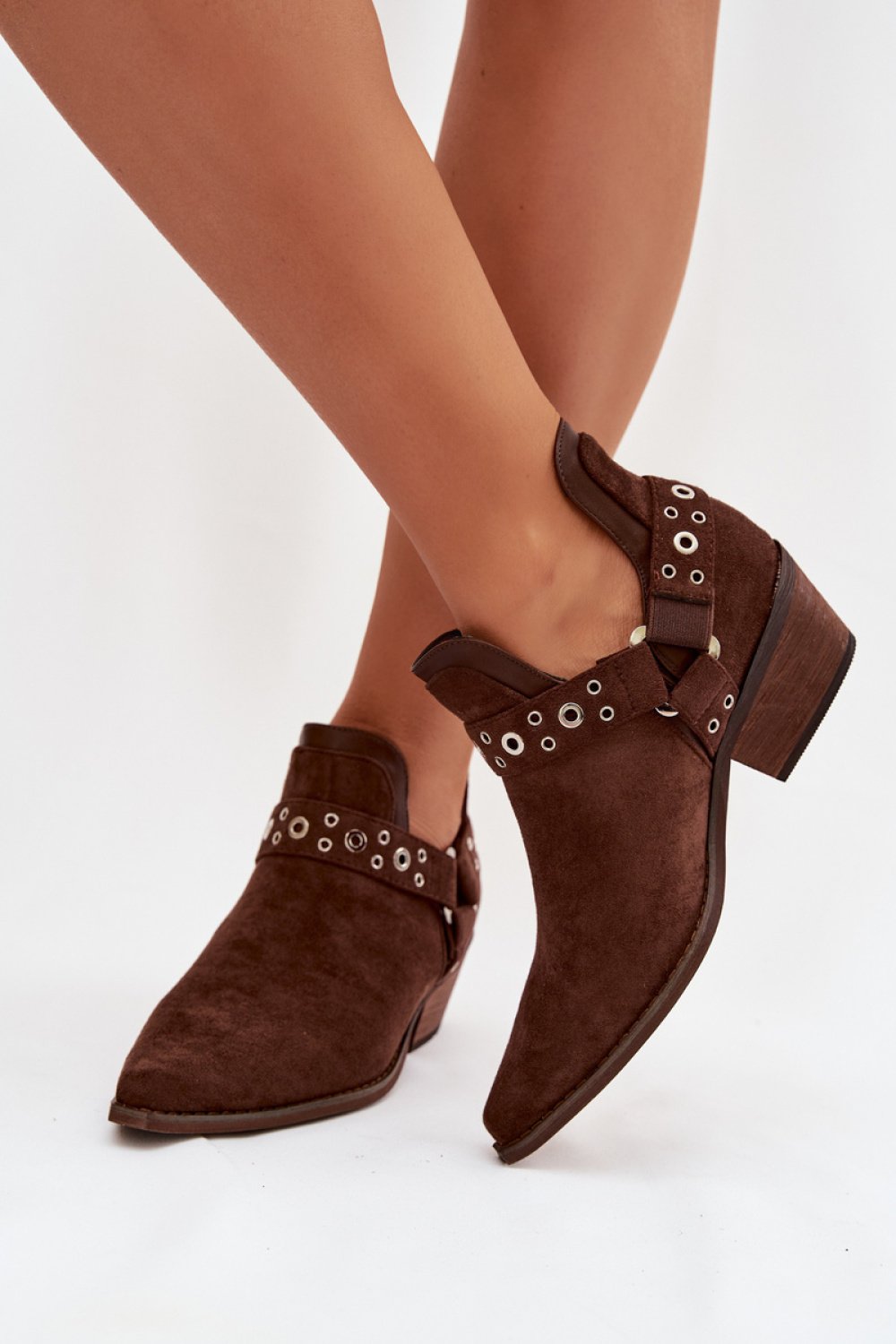 Botki Model Vannessae C-991 Czekolada - Step in style - obrazek 3