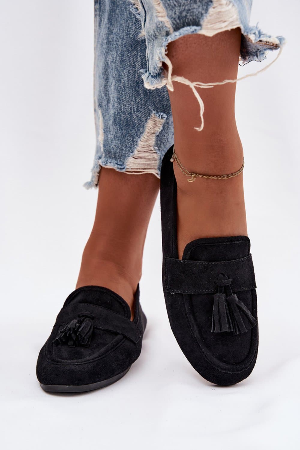 Mokasyny Model Marilisse G504 Black - Step in style - obrazek 3