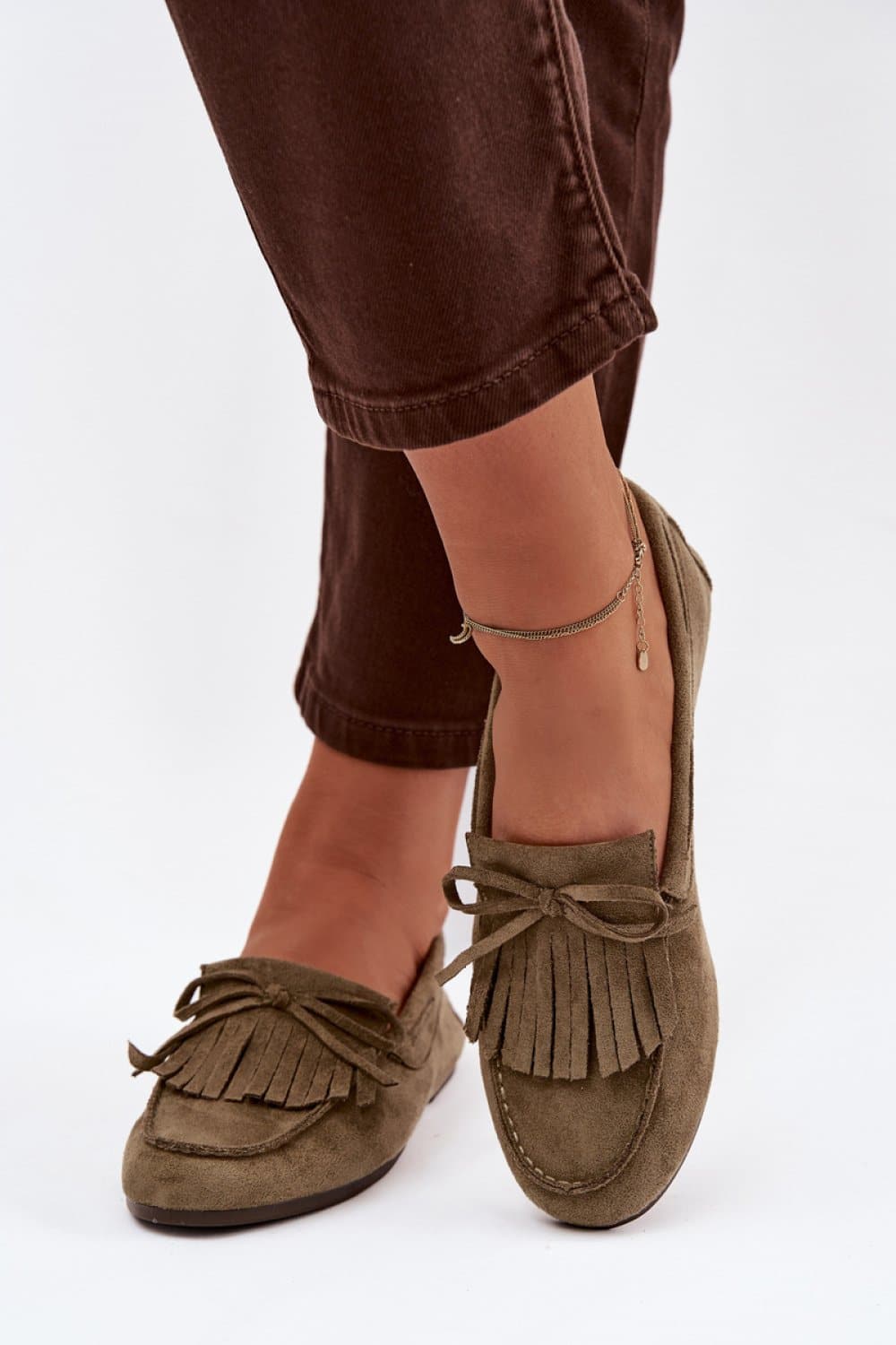 Mokasyny Model Janelisse QQ-274 Green - Step in style