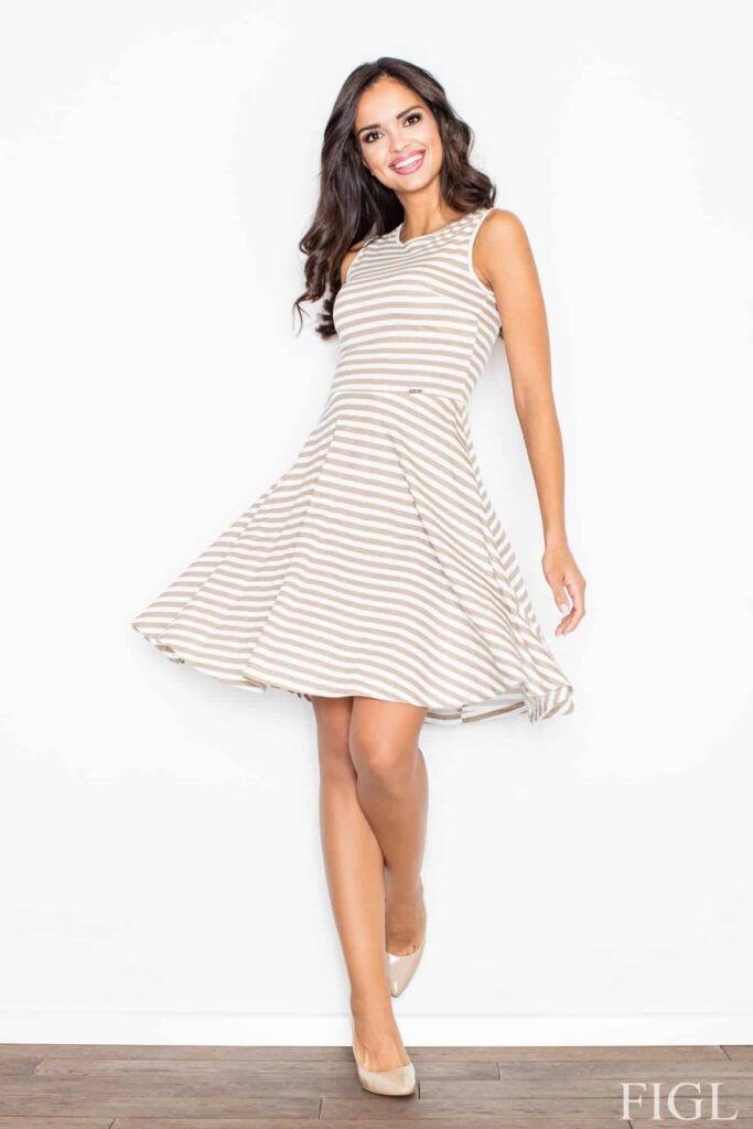 Sukienka M295 Beige - Figl