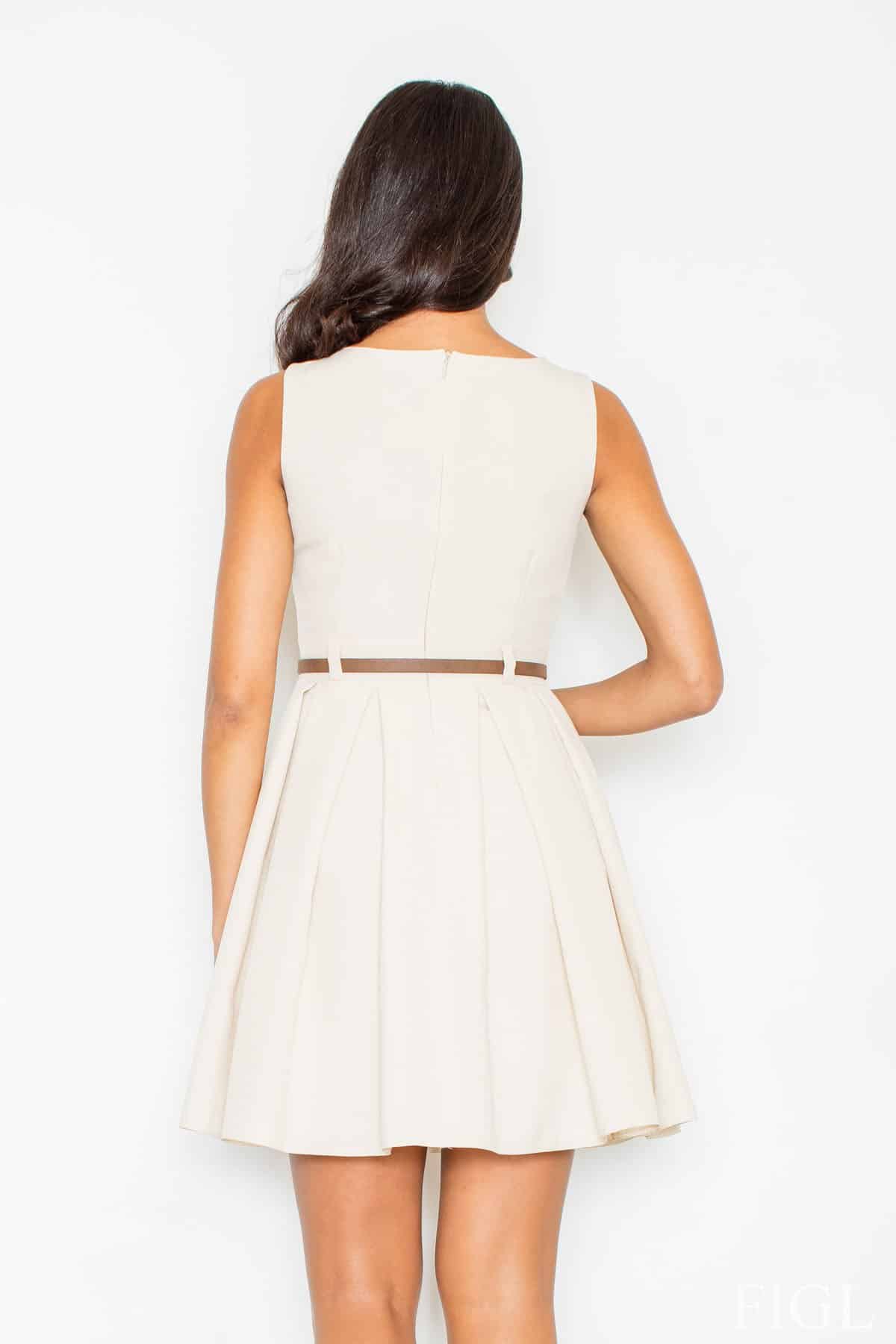 Sukienka M083 Beige - Figl - obrazek 2