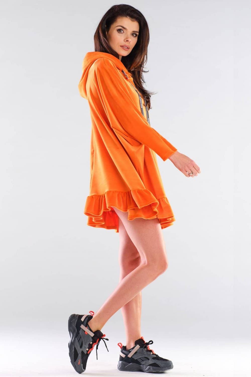 Sukienka Bluza Model A419 Orange - awama - obrazek 4