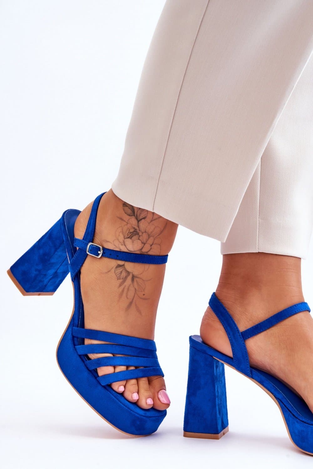 Sandały Model Verda ZY222 Blue - Step in style - obrazek 2