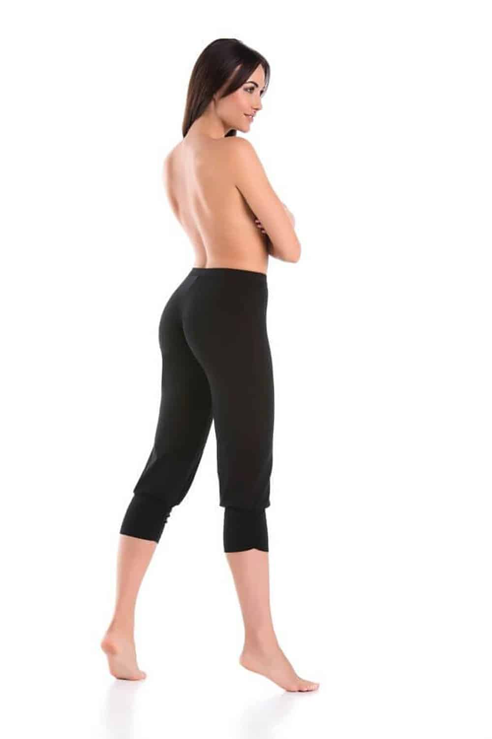 Legginsy Model Comforto 3/4 2206 Black - Teyli - obrazek 2